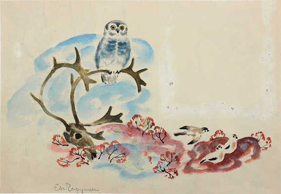 Неизвестный художник. Северные птицы 